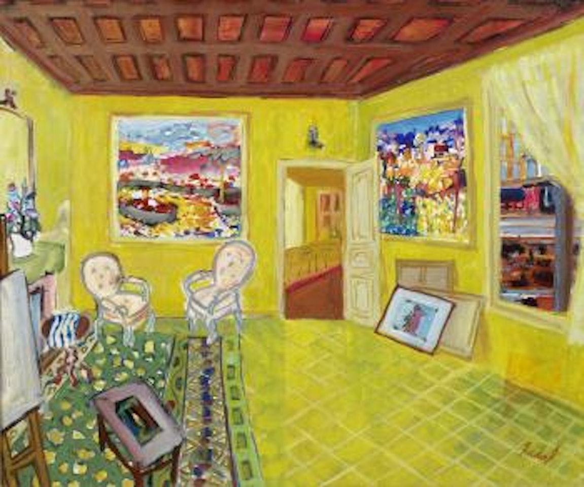 Intérieur jaune by Carlos Nadal
