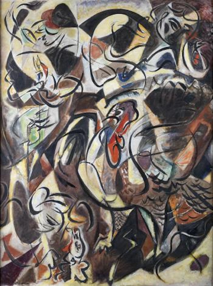 Jeunes filles dans une basse-cour, ou Le Dindon by André Masson