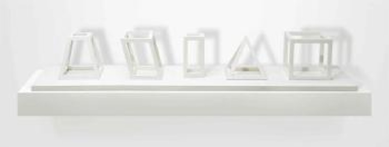 Five Open Geometric Sculptures by Sol LeWitt