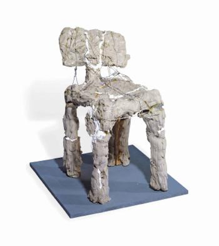 Last Chair Standing by Urs Fischer