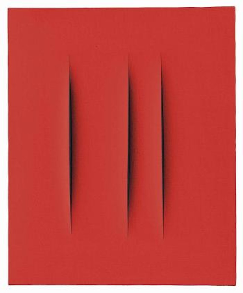 Concetto spaziale, Attese by Lucio Fontana