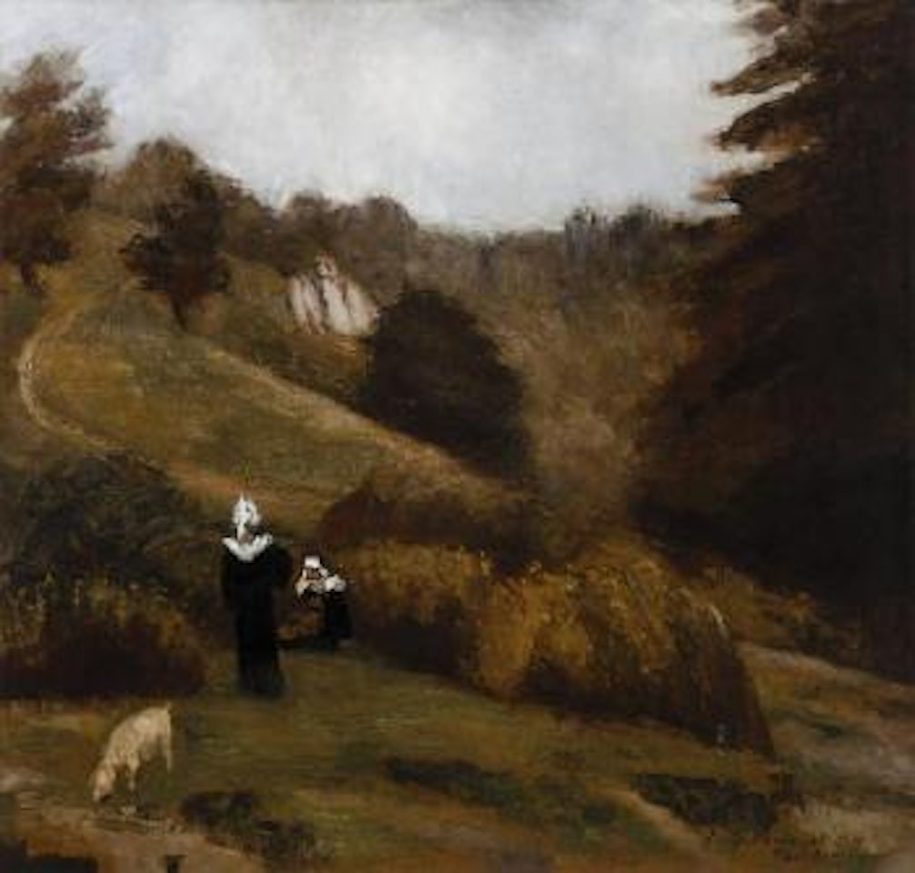 La lande à Pont Aven by Emile Bernard