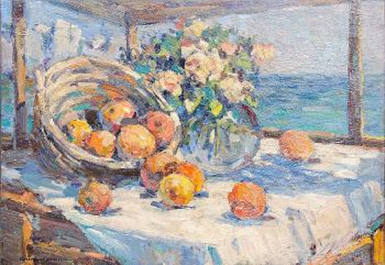 Nature morte fruits et fleurs by Konstantin Alekseevich Korovin