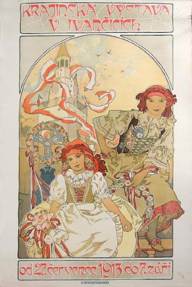 Krajinska Vystava, V Ivancicich by Alphonse Mucha