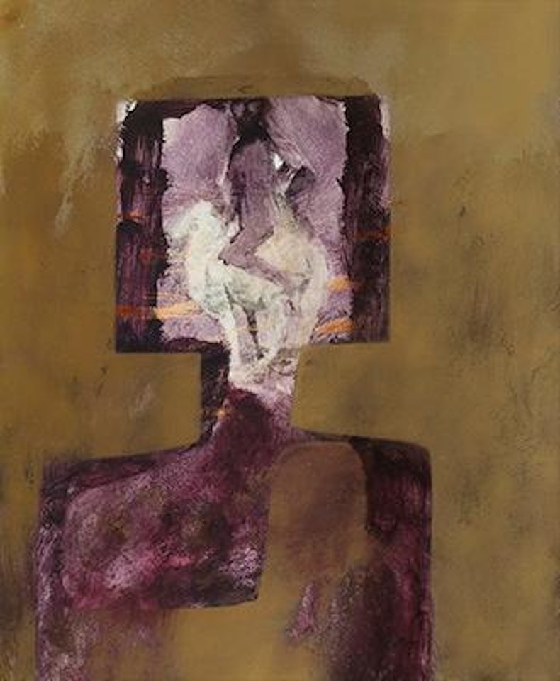 Ned Kelly Head by Sidney Nolan