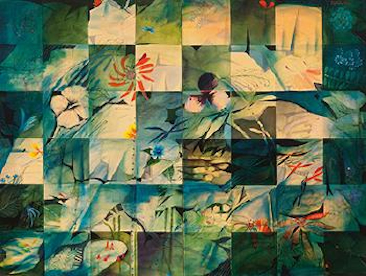 The Chess Garden by Charles Blackman
