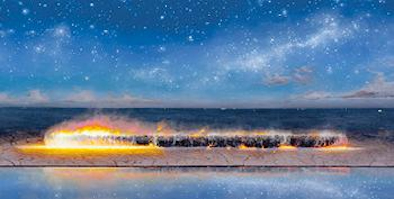 Reflected Night by Tim Storrier