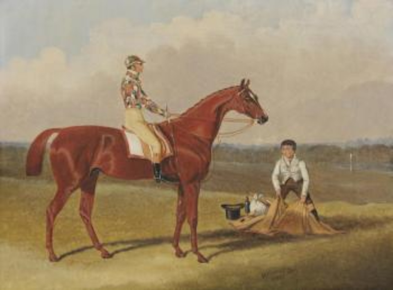 Barefoot, winner of the Doncaster St. Leger by John Frederick Herring