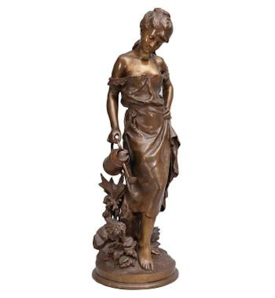 Mädchen mit Gießkanne by Mathurin Moreau