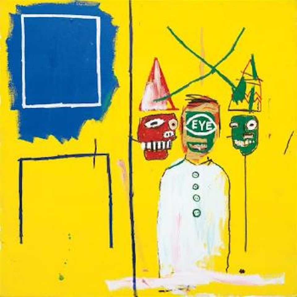 Three Pontificators by Jean-Michel Basquiat