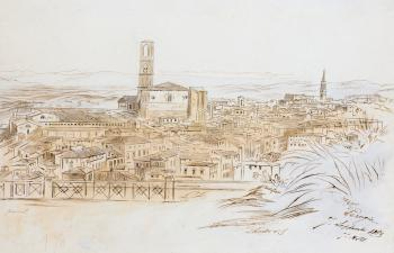 Perugia, Italy by Edward Lear