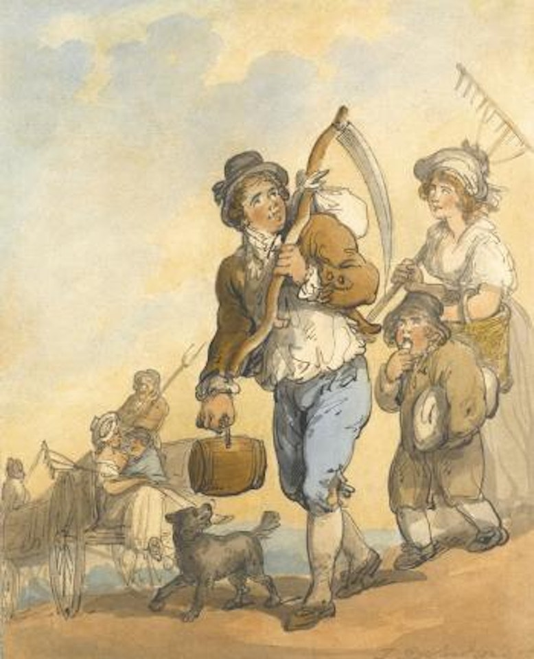 The Haymaker by Thomas Rowlandson