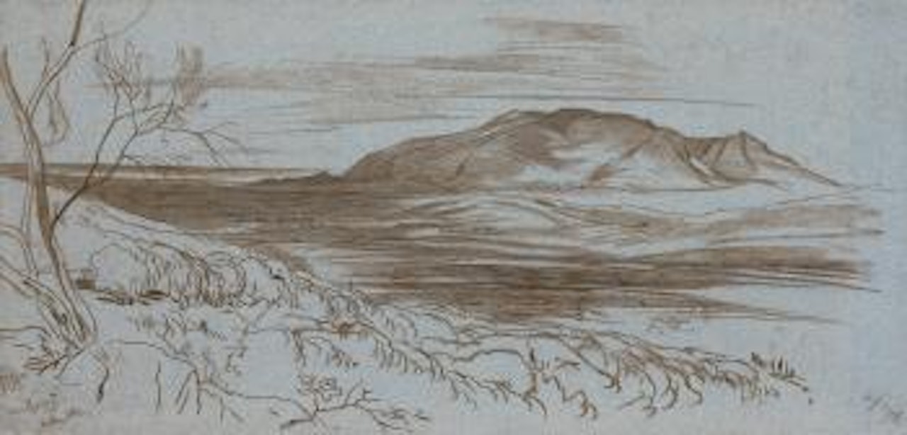 Falla Near Strongoli, Corfu by Edward Lear