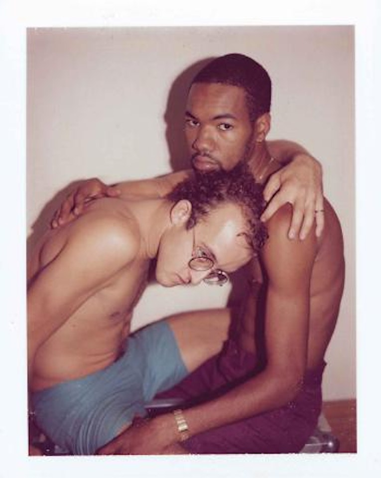 Keith Haring and Juan Dubose by Andy Warhol