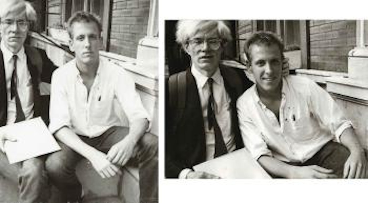 Self-Portrait with Model by Andy Warhol