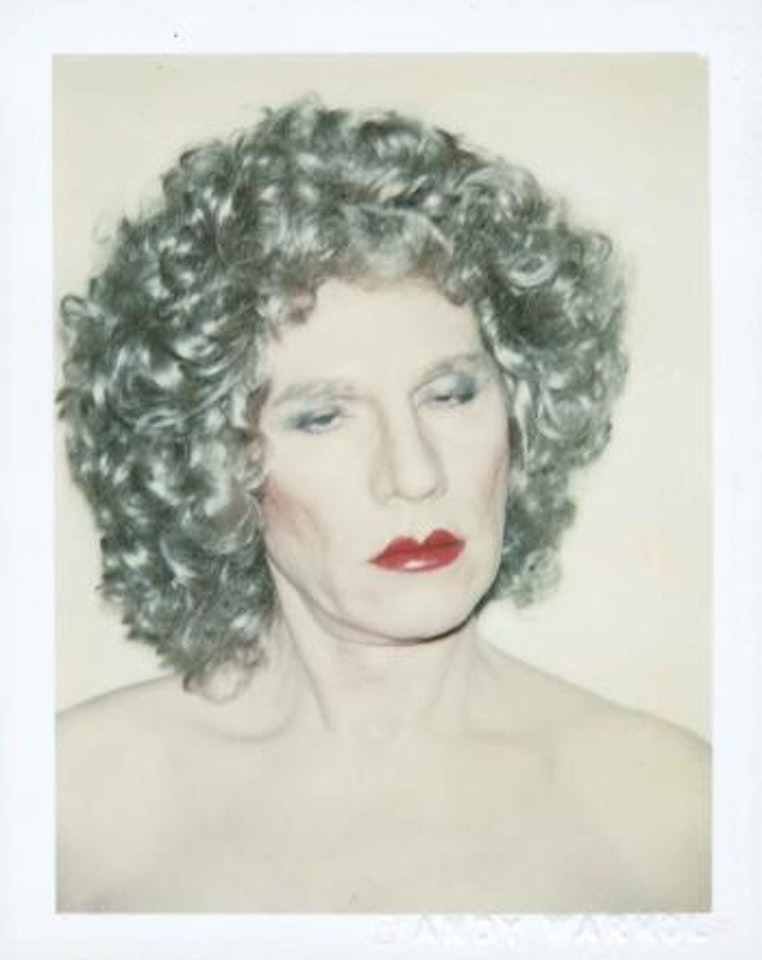 Self-Portrait in Drag by Andy Warhol