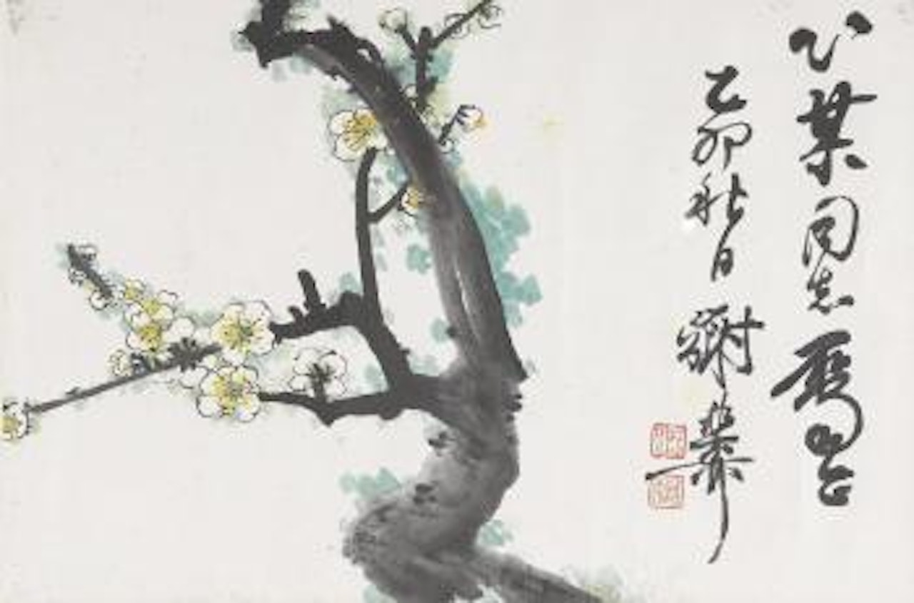Two Album Leaves by Chen Peiqiu by Xie Zhiliu