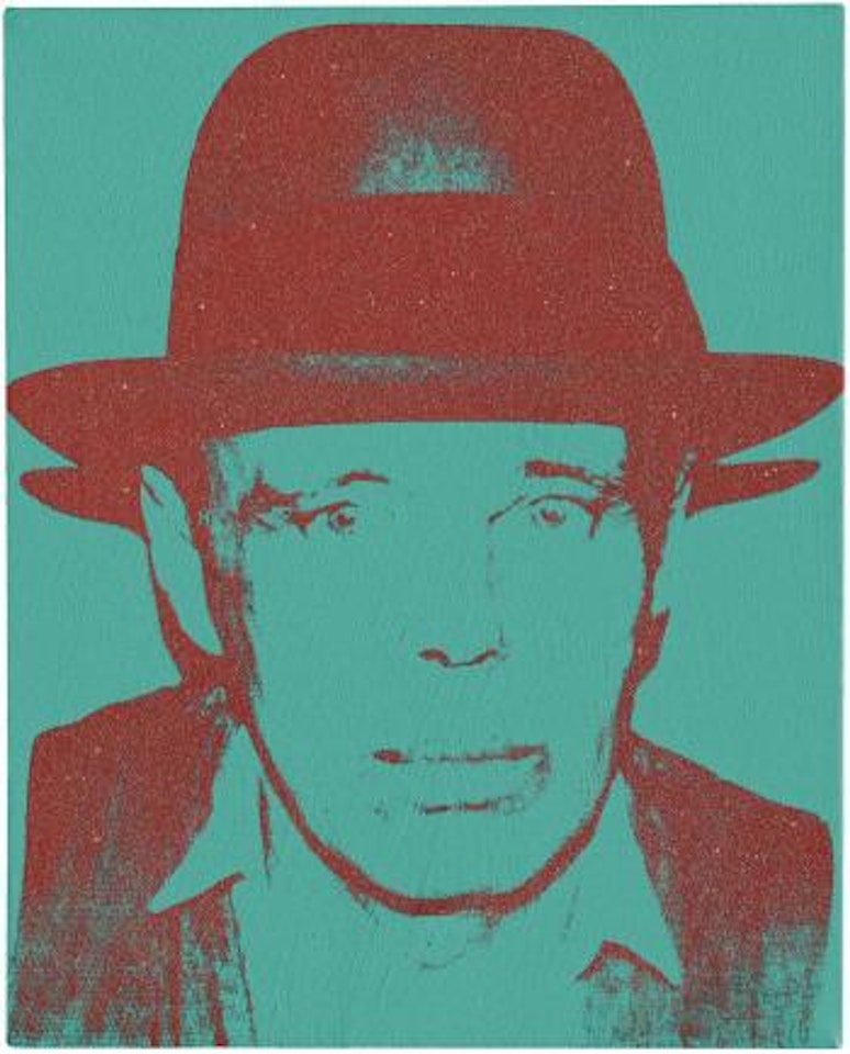 Portrait of Joseph Beuys by Andy Warhol