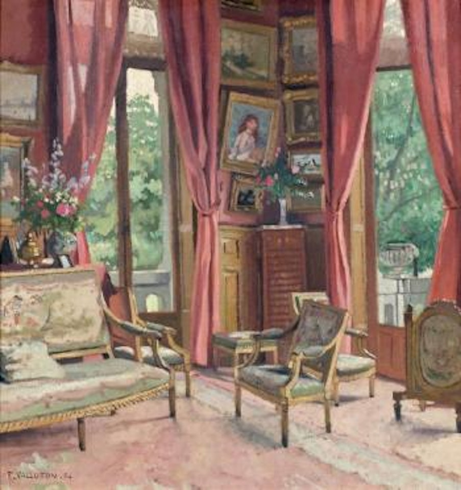 Le salon d'angle by Félix Vallotton