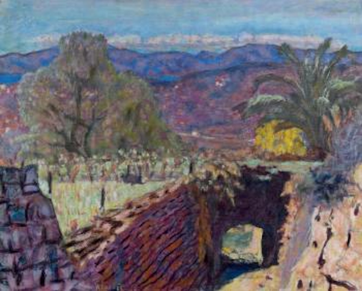 Paysage du Midi par temps de mistral, ou La tranchée au Cannet by Pierre Bonnard