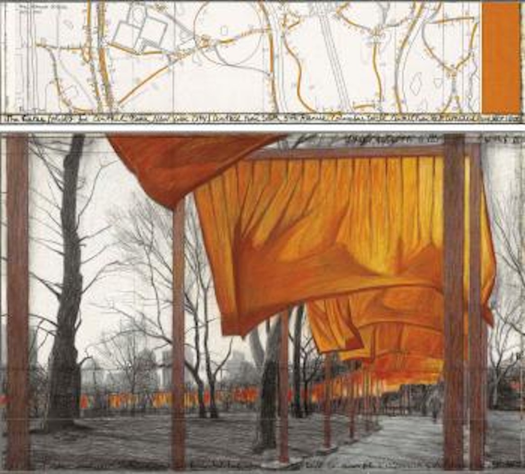 The Gates, Project for Central Park, New York City by Christo