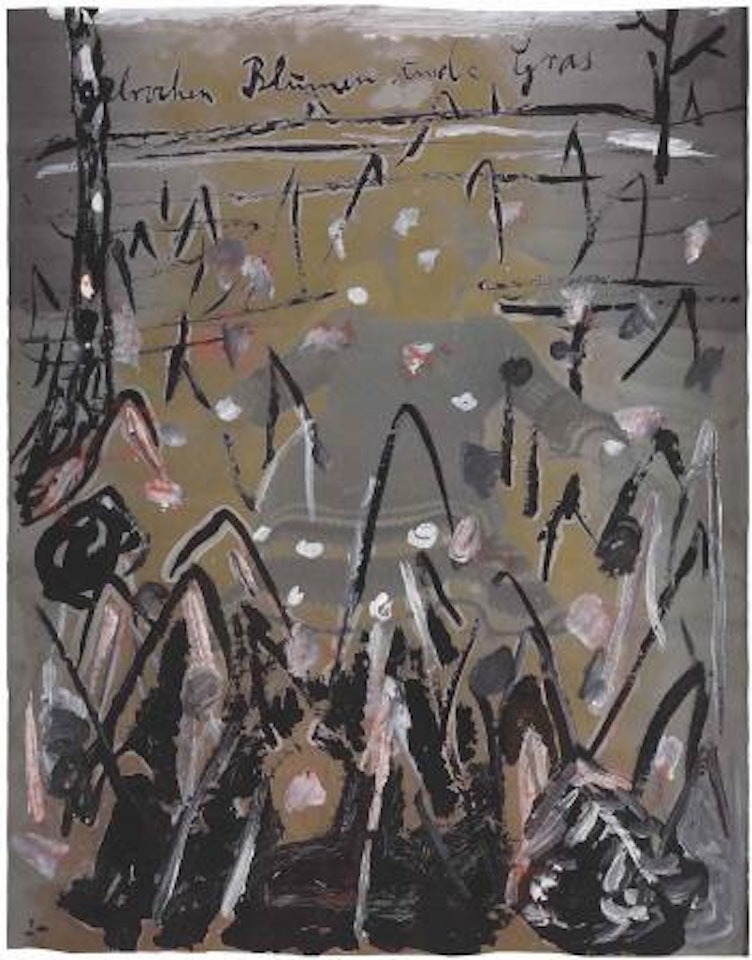Gebrochene Blumen und Gras (Broken Flowers and Grass) by Anselm Kiefer