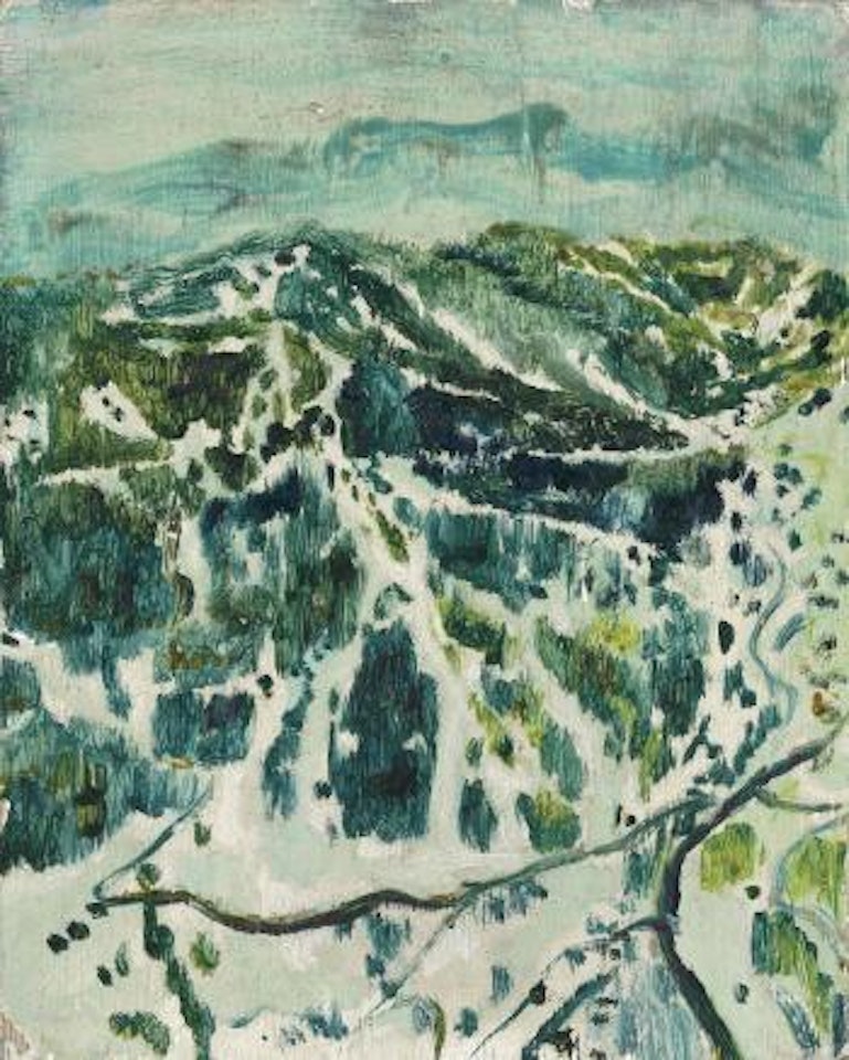 Ski-Mountain by Peter Doig