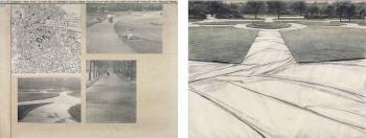 Wrapped Walk Ways (Project for St Stephen's Green Park- Dublin) by Christo