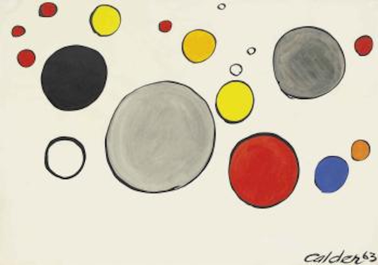 Untitled (Colored Bubbles) by Alexander Calder