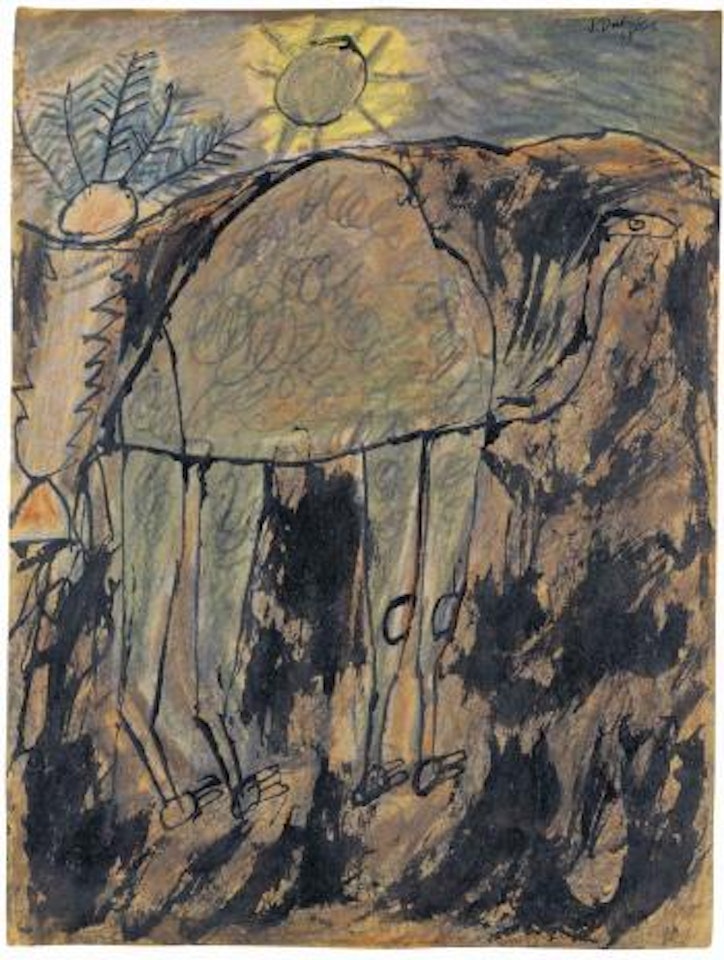Chameau et Soleil (Camel and Sun) by Jean Dubuffet