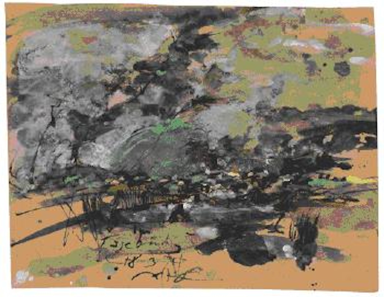 Landschaft - Tagebuch by Horst Janssen