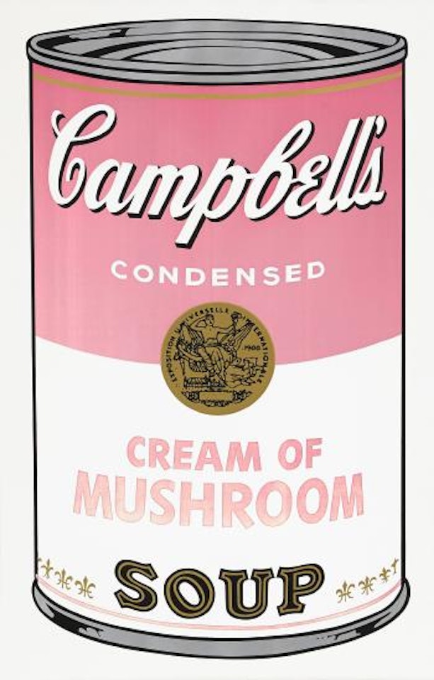 Campbell's Soup I: Cream of Mushroom by Andy Warhol