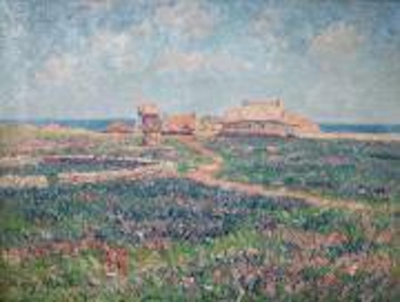 Un village à Ouessant, Finistère by Henry Moret