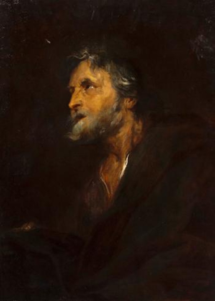 Visage d'un saint de profil by Anthony van Dyck
