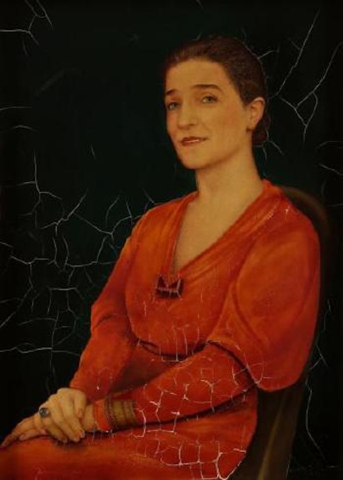 Portrait de Madame Marguerite Raspail by Jean Dunand