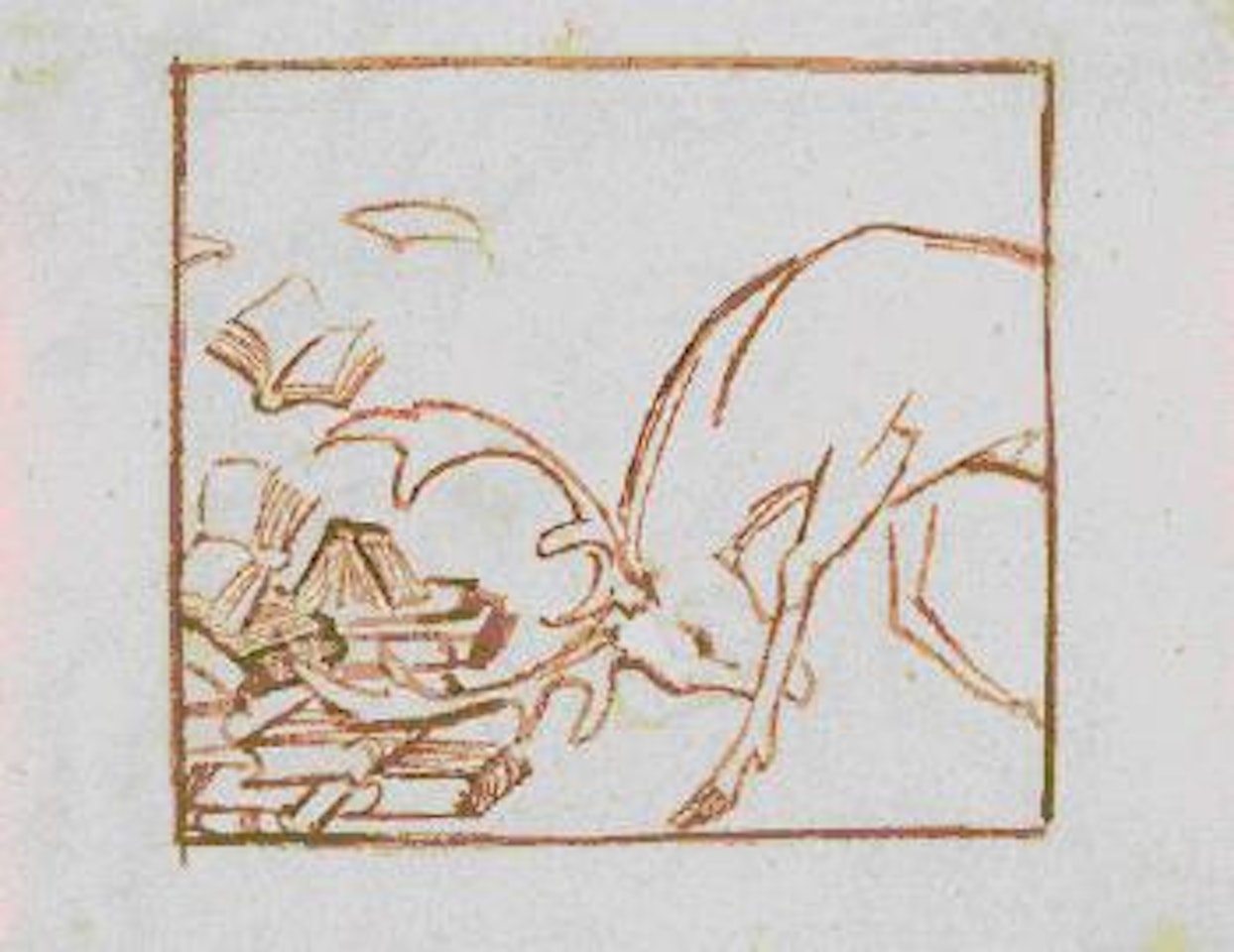Entwurf zu Exlibris Emil Hirsch V by Franz Marc