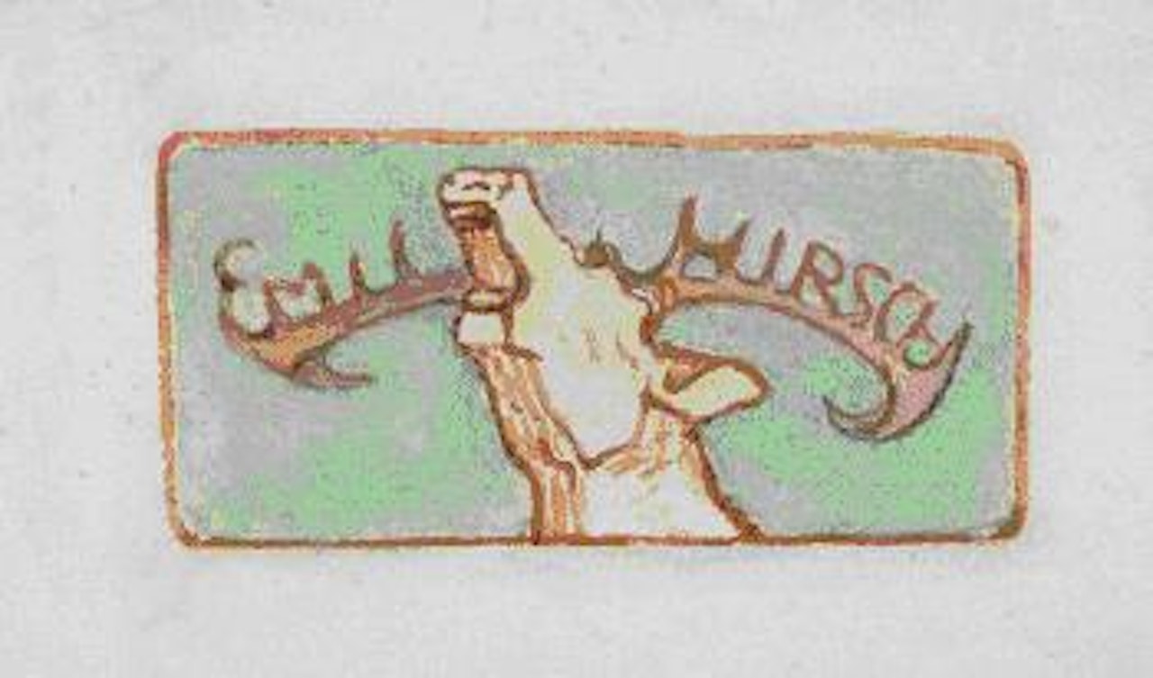 Entwurf zu Exlibris Emil Hirsch I by Franz Marc