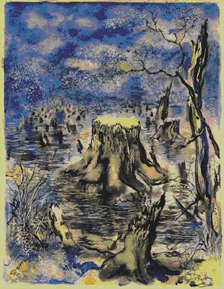 See mit abgestorbenen Bäumen by George Grosz