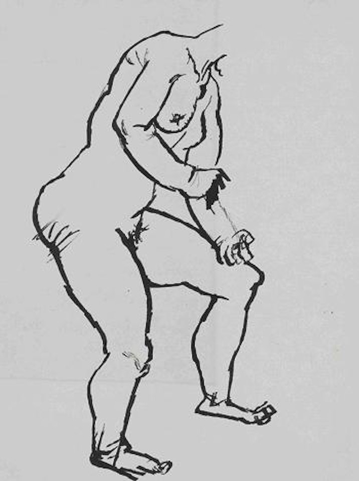 Weibliche Aktstudie by George Grosz