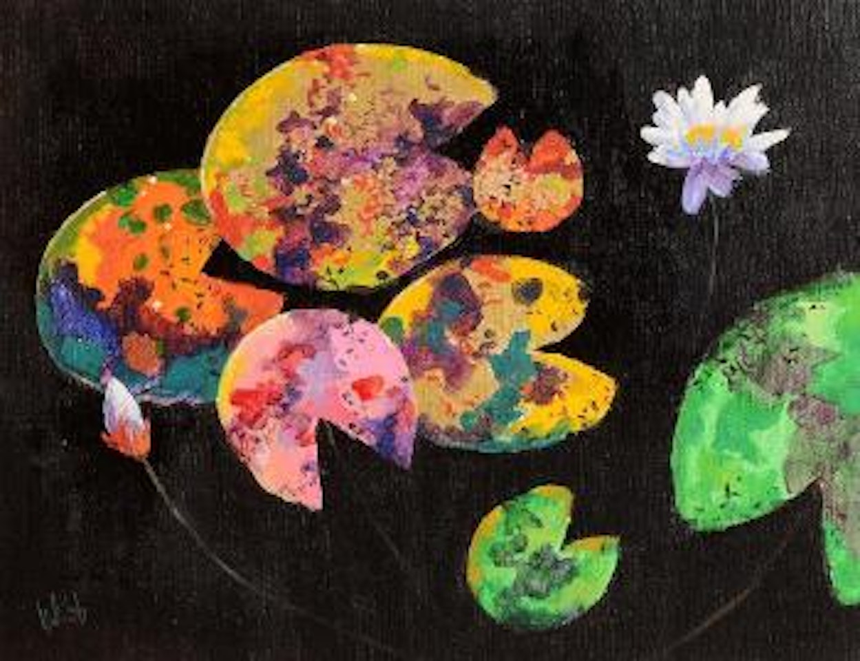 Water lillies by Kenneth Webb