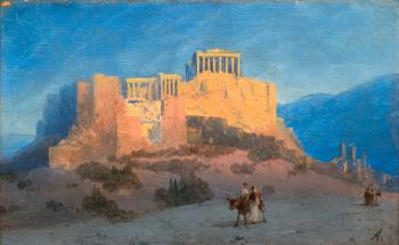 Vue de l'Acropole by Ivan Konstantinovich Aivazovsky
