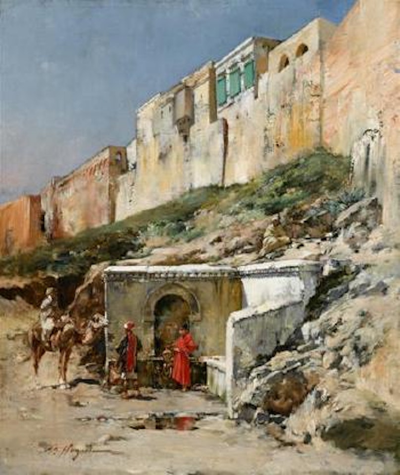At the Well by Victor Pierre Huguet