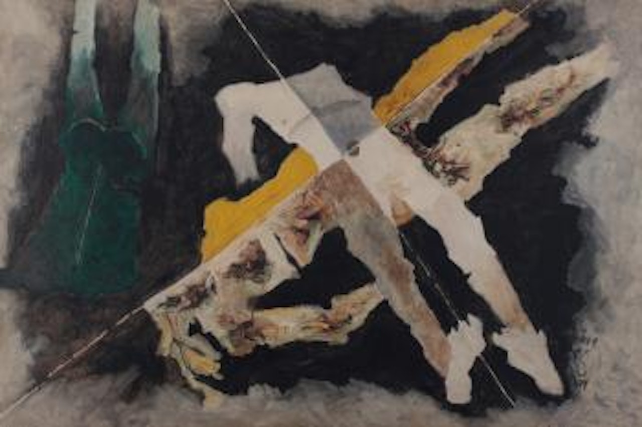 Bodies Drift between You and Me by M.F. Husain
