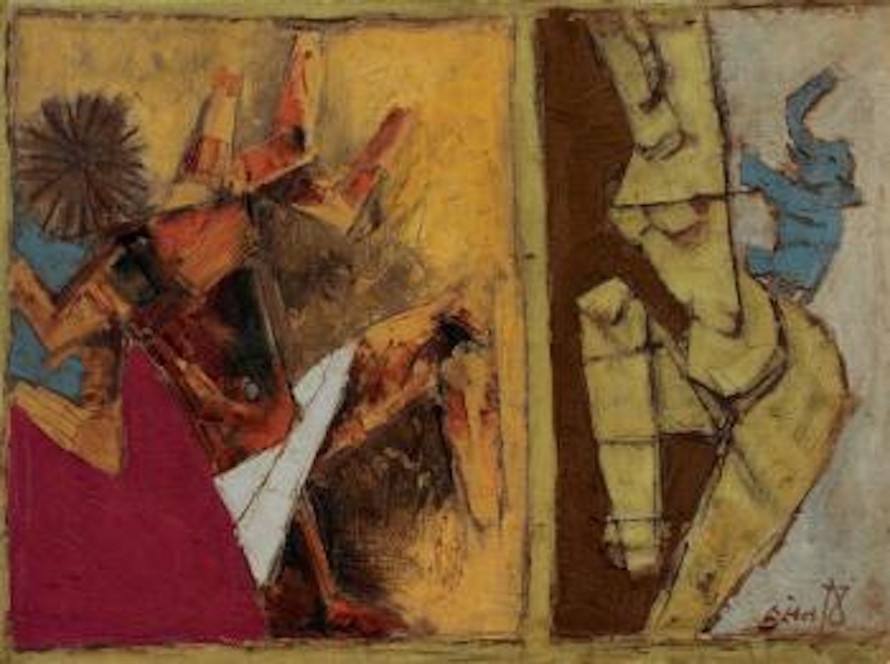Tandav Nritya by M.F. Husain