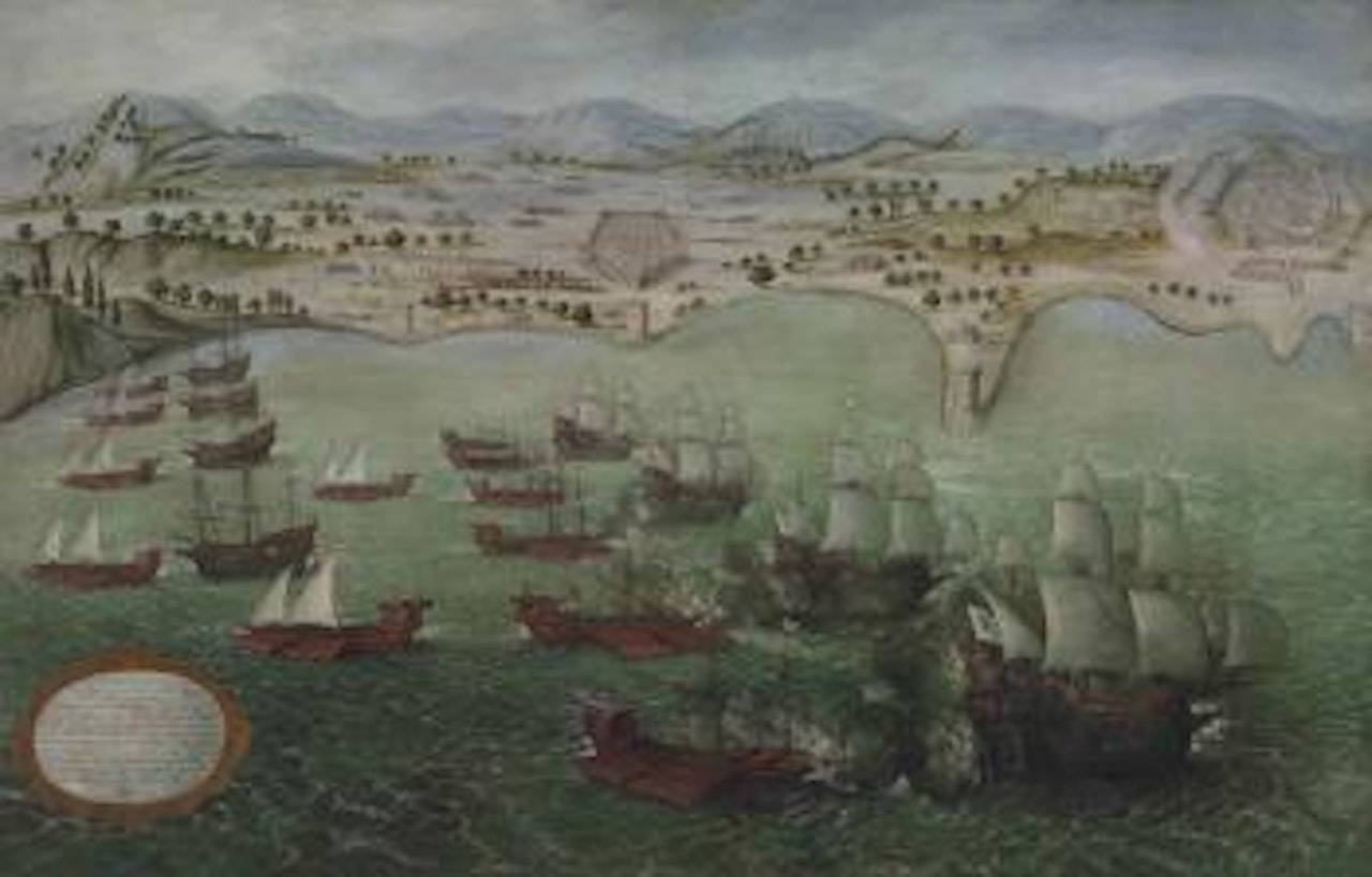 The Siege of Tortosa by Spanish School