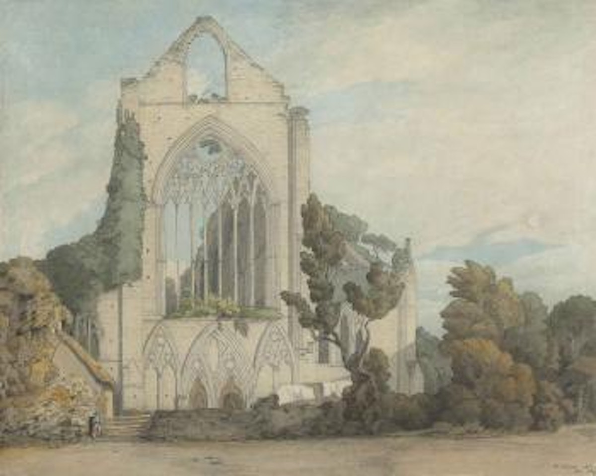 The West Front of Tintern Abbey, Monmouthshire by Francis Towne
