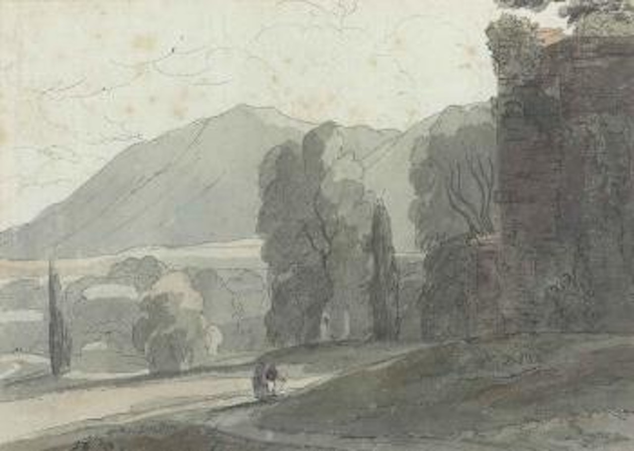 Villa Adriana, Tivoli, Italy by Francis Towne