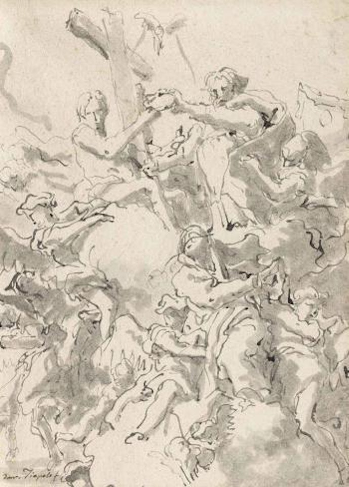 The Coronation of the Virgin by Giovanni Domenico Tiepolo
