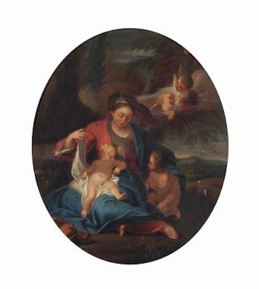 The Virgin and Child with the Infant Saint John the Baptist by French School