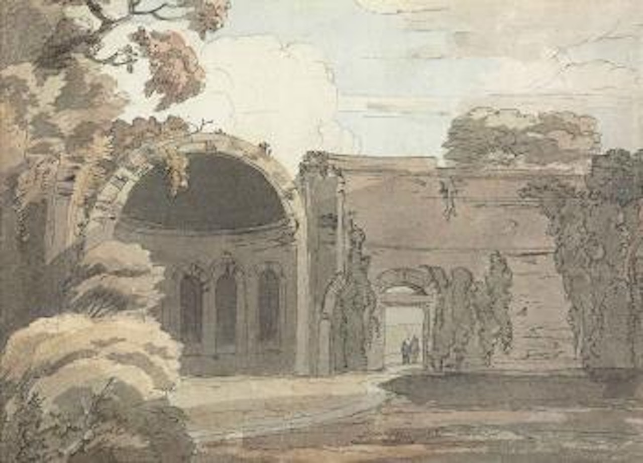 Villa Adriana, Tivoli, Italy by Francis Towne